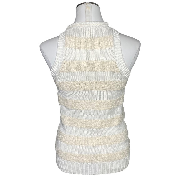 10 Crosby Derek Lam Textured Sleeves Sweater Top - Picture 2 of 8